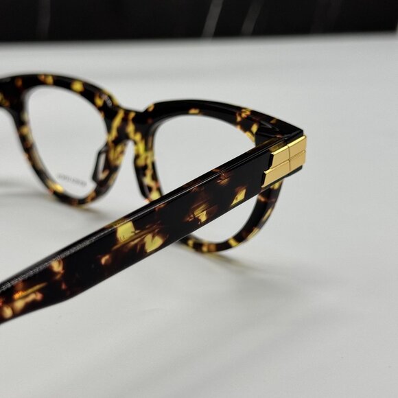 NEW BOTTEGA VENETA BV1106O 002 CAT EYE HAVANA WOMEN EYEGLASSES - Picture 6 of 9